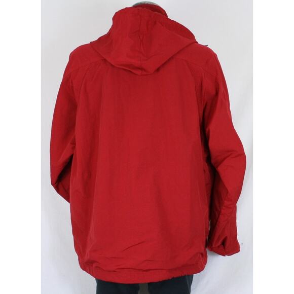 Vintage 90s Ralph Lauren Chaps Spell Out Red Mesh Lined Sailing Jacket Mens XL - Picture 3 of 9